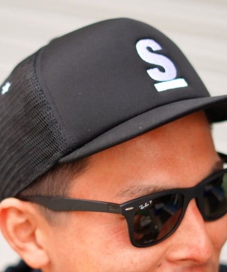 S Logo Alphabet Cap／エスロゴアルファベットキャップ（Black／ブラック）