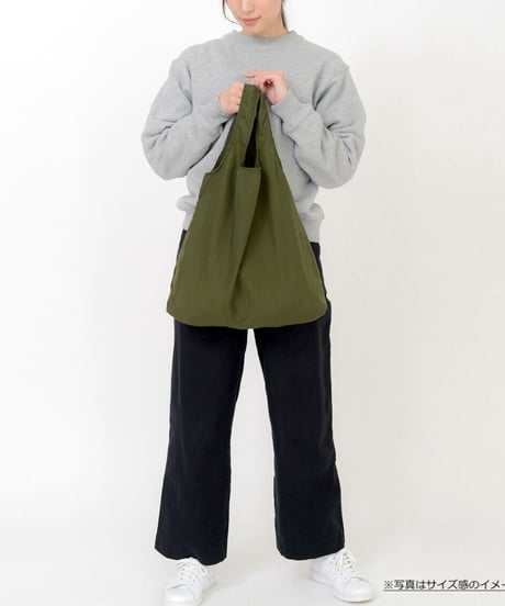 Big S Pocketable Eco Bag／ビッグエスポケッタブルエコバッグ（Black／ブラック）