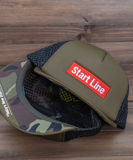 StartLine Box Logo Cap X／ボックスロゴキャップ（Khaki／カーキ）