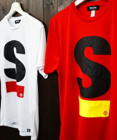 【M残り1点】Big S Active T-shirt／ビッグエスアクティブT（Red／レッド）