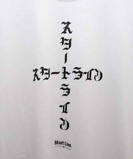 【S残り1点】スタートライン Cross T-shirt／クロスT（White／ホワイト）