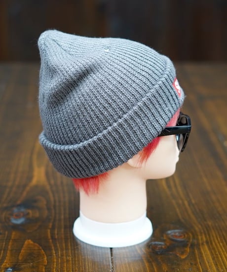 Box Logo Knit Cap／ボックスロゴキャップ（Charcoal／チャコール）