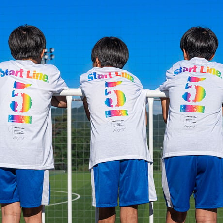 【残りわずか】StartLine 5th Anniversary T-shirt／5周年記念Tシャツ（White／ホワイト）
