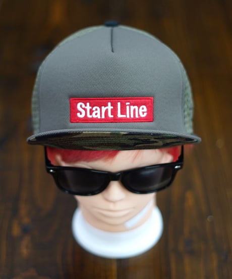 StartLine Box Logo Cap／ボックスロゴキャップ（Khaki／カーキ）