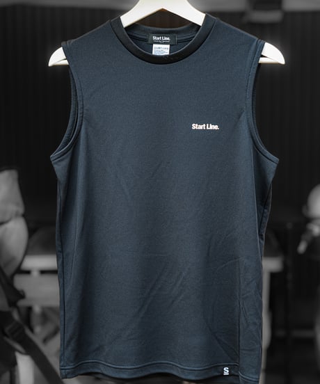 Today`s New StartLine No-sleeve／トゥデイズニュースタートラインノースリ（Black／ブラック）
