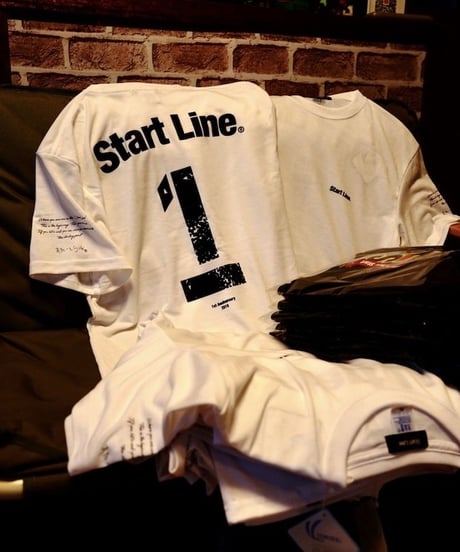 StartLine 1st Anniversary T-shirt／1周年記念Tシャツ（White／ホワイト）