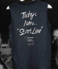【M残り1点】Today`s New StartLine No-sleeve／トゥデイズニュースタートラインノースリ（Black／ブラック）