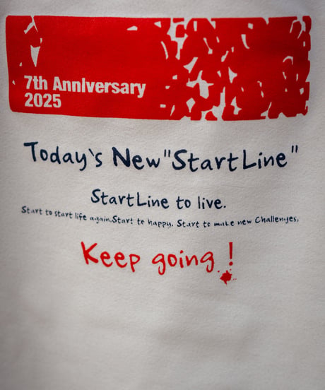 StartLine 7th Anniversary T-shirt／7周年記念Tシャツ（White／ホワイト）