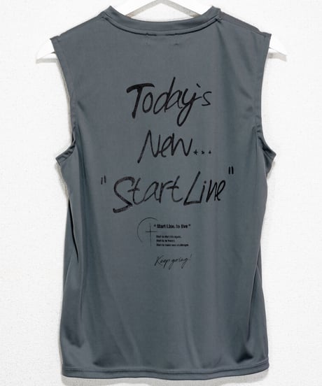 Today`s New StartLine No-sleeve／トゥデイズニュースタートラインノースリ（Gray／グレー）