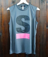 Big S Active No-sleeve／ビッグエスノースリ（Gray／グレー）