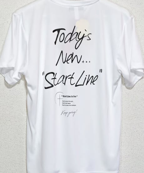 Today`s New StartLine T-shirt／トゥデイズニュースタートラインT（White／ホワイト）