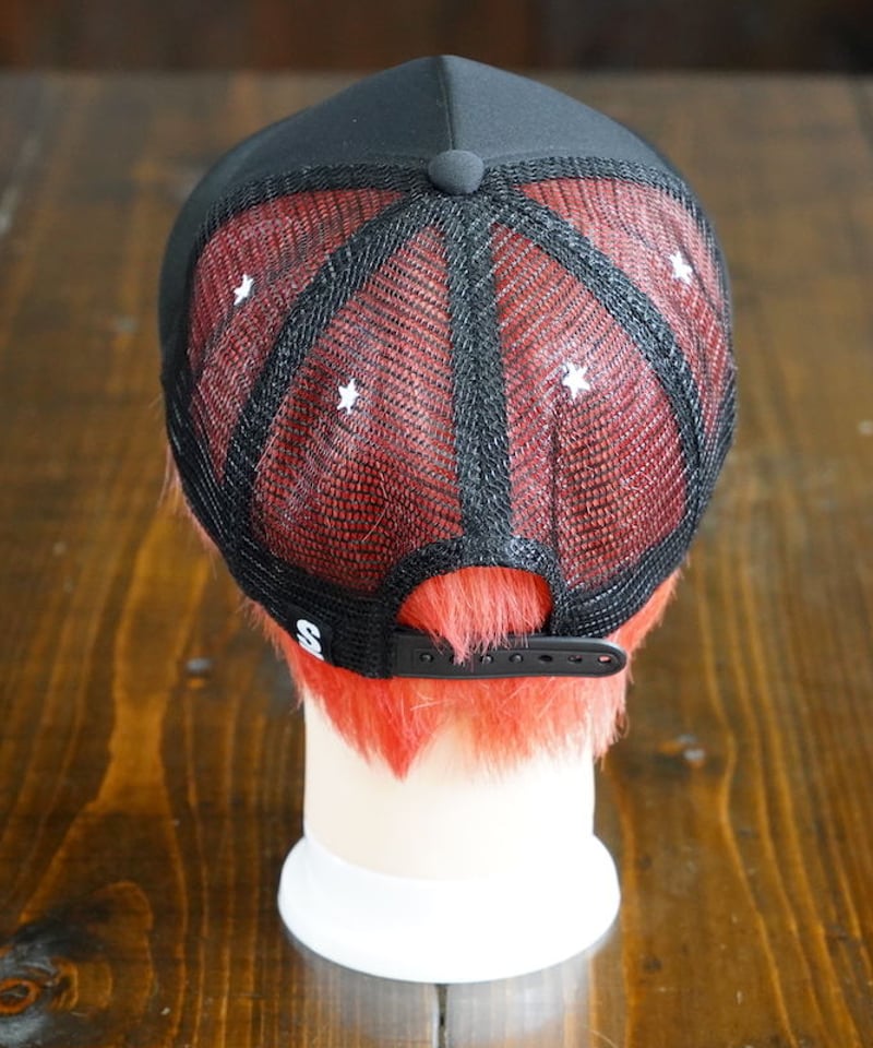 S Logo Alphabet Cap／エスロゴアルファベットキャップ（Black