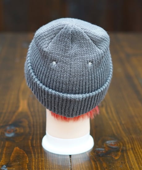 Box Logo Knit Cap／ボックスロゴキャップ（Charcoal／チャコール）