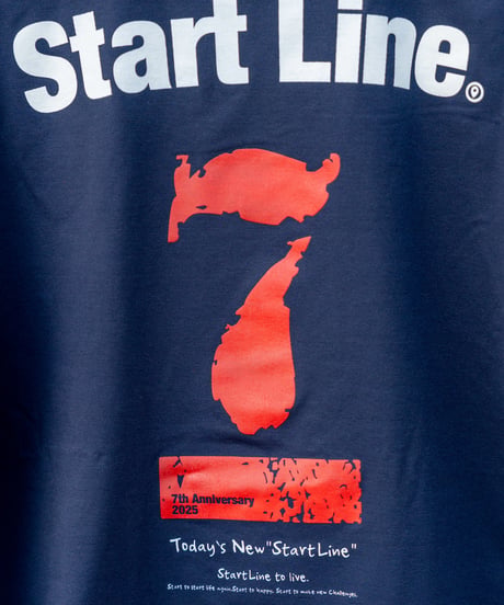 【追加受注生産分】StartLine 7th Anniversary T-shirt／7周年記念Tシャツ（Navy／ネイビー）