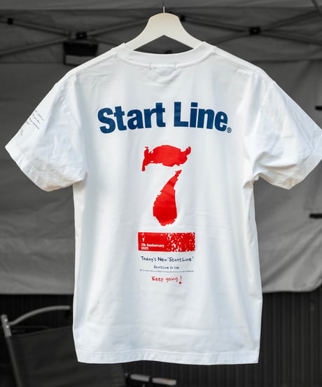 StartLine 7th Anniversary T-shirt／7周年記念Tシャツ（White／ホワイト）