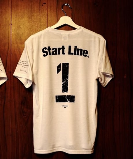 StartLine 1st Anniversary T-shirt／1周年記念Tシャツ（White／ホワイト）