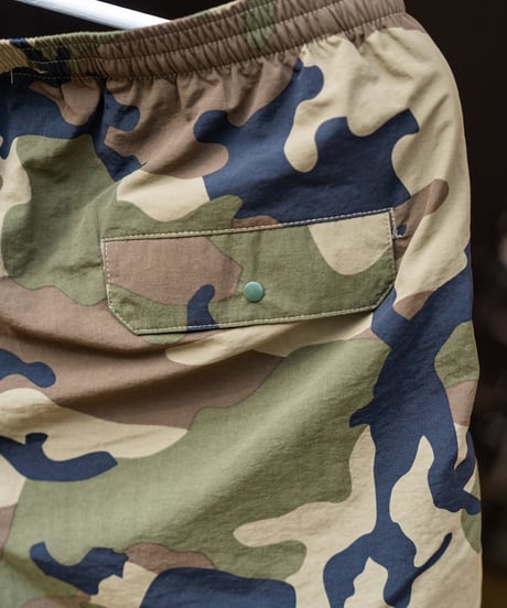 【S残り1点】Light Nylon Shorts／ライトナイロンショーツ（Camo／カモフラ）