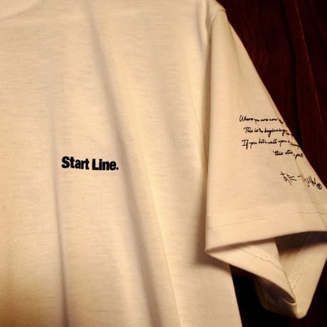 【残りわずか】StartLine 4th Anniversary T-shirt／4周年記念Tシャツ（Blue／ブルー）