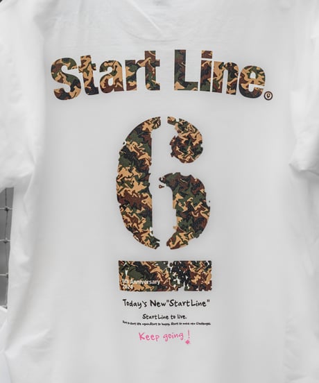 StartLine 6th Anniversary T-shirt／6周年記念Tシャツ（White／ホワイト）
