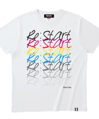 Re:Start T-shirt／リスタートTシャツ（White／ホワイト）