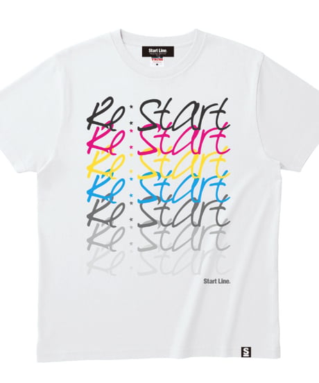 Re:Start T-shirt／リスタートTシャツ（White／ホワイト）