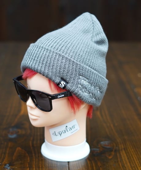 Big Star Knit Cap／ビッグスターニットキャップ（Gray／グレー）