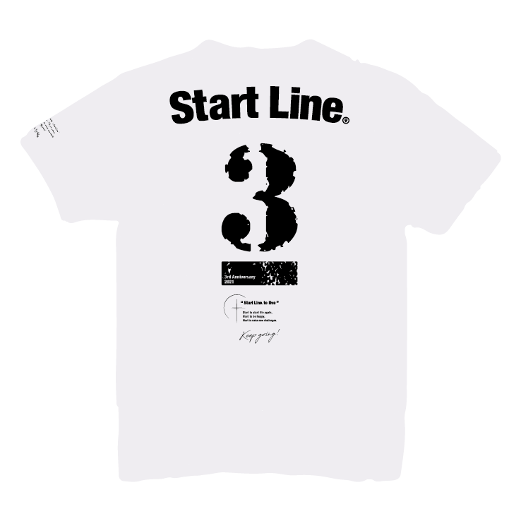 M残り1点】StartLine 3rd Anniversary T-shirt／3周年記念T