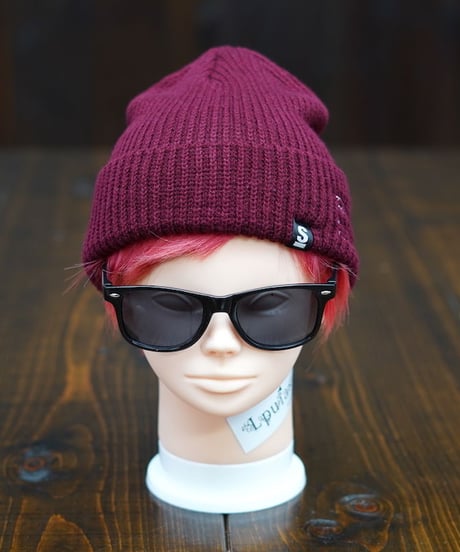 Big Star Knit Cap／ビッグスターニットキャップ（Burgundy／バーガンディ）