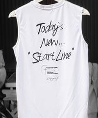 Today`s New StartLine No-sleeve／トゥデイズニュースタートラインノースリ（White／ホワイト）