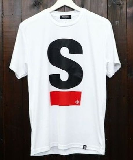 【S残り1点】Big S Active T-shirt／ビッグエスアクティブT（White／ホワイト）