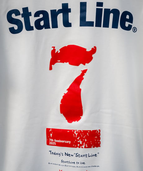 StartLine 7th Anniversary T-shirt／7周年記念Tシャツ（White／ホワイト）