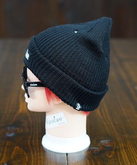 Box Logo Knit Cap／ボックスロゴキャップ（Black／ブラック）