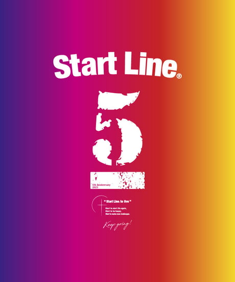 StartLine 5th Anniversary T-shirt／5周年記念Tシャツ（White／ホワイト）