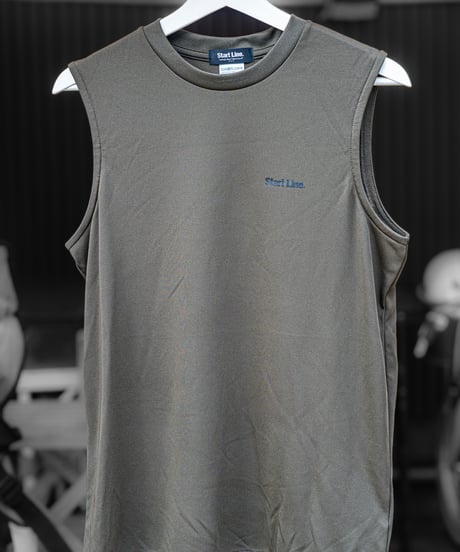 【残りわずか】Today`s New StartLine No-sleeve／トゥデイズニュースタートラインノースリ（Khaki／カーキ）