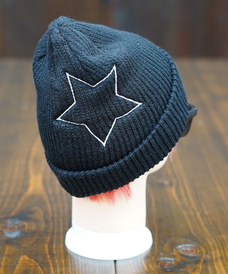 Big Star Knit Cap／ビッグスターニットキャップ（Black／ブラック）