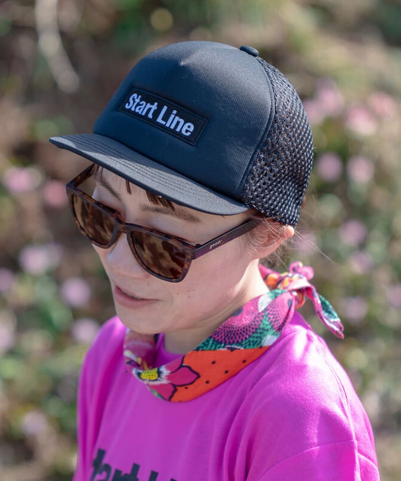 StartLine Box Logo Cap X／ボックスロゴキャップ（Black