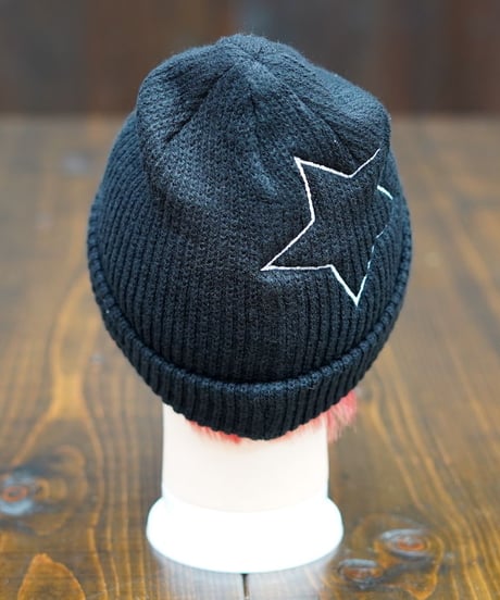 Big Star Knit Cap／ビッグスターニットキャップ（Black／ブラック）