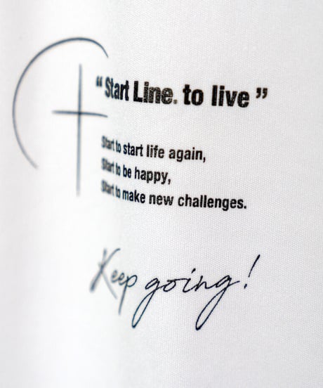 Today`s New StartLine T-shirt／トゥデイズニュースタートラインT（White／ホワイト）
