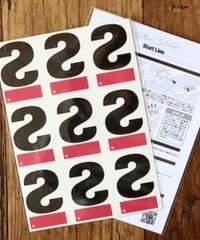 S  Logo Tattoo Sticker／エスロゴタトゥーステッカー（9枚セット）
