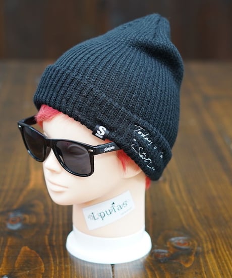 Big Star Knit Cap／ビッグスターニットキャップ（Black／ブラック）