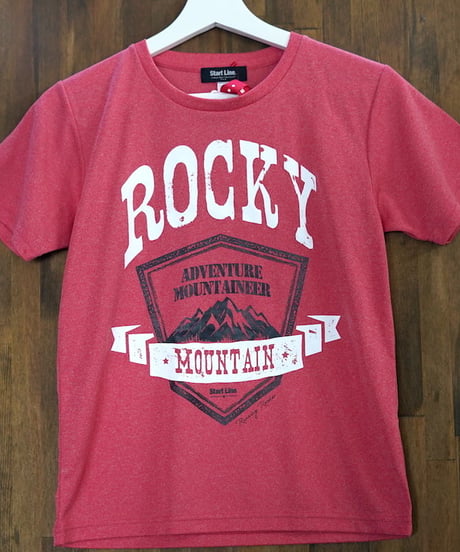 ROCKY MOUNTAIN Active T-shirt／ロッキーマウンテンTシャツ（Red／レッド）