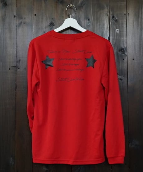 【SS残り1点】StartLine Active Long T-shirt／アクティブロングTシャツ（Red／レッド）