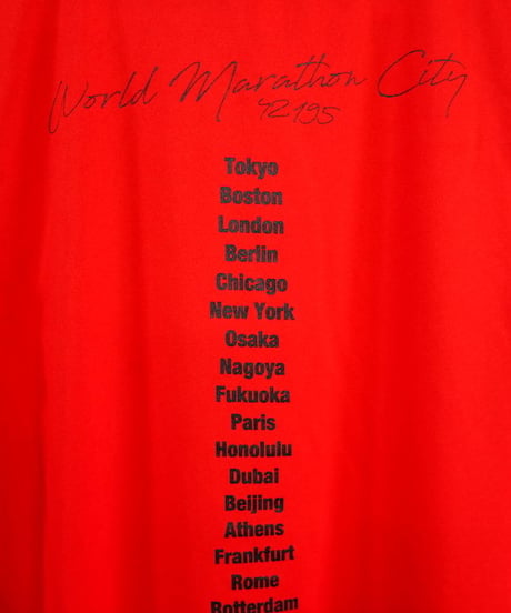 World Marathon City No-sleeve／ワールドマラソンシティーノースリ（Red／レッド）