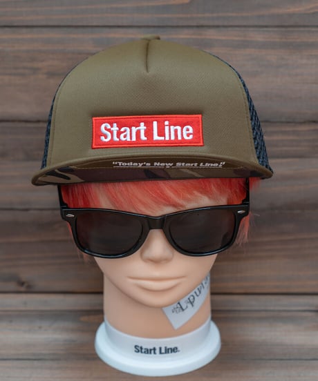 StartLine Box Logo Cap X／ボックスロゴキャップ（Khaki／カーキ）