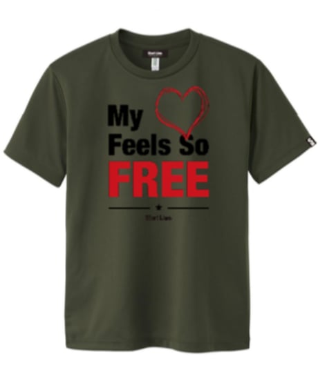 FREE Active T-shirt／フリーアクティブTシャツ（Khaki／カーキ）メンズ限定カラー