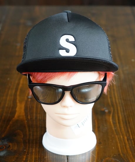 S Logo Alphabet Cap／エスロゴアルファベットキャップ（Black／ブラック）