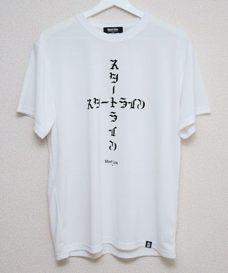 【S残り1点】スタートライン Cross T-shirt／クロスT（White／ホワイト）