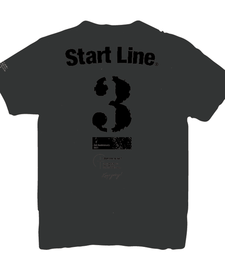 StartLine 3rd Anniversary T-shirt／3周年記念Tシャツ（DarkGray／ダークグレー）