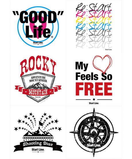 Graphic Tattoo Sticker／グラフィックタトゥーステッカー（6枚セット）