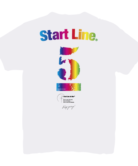 StartLine 5th Anniversary T-shirt／5周年記念Tシャツ（White／ホワイト）